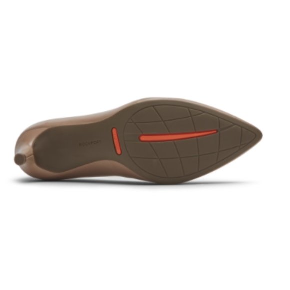 Rockport Women's Total Motion Pointed Toe Pump , Beige , Size 7.5 US - Picture 4 of 8